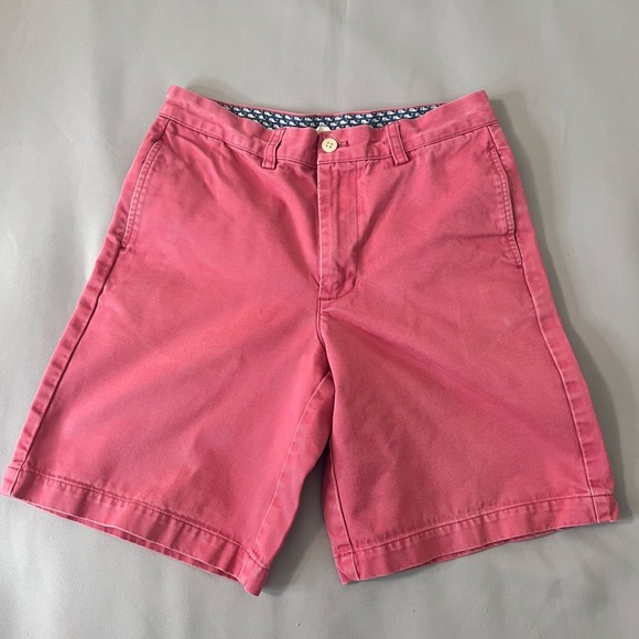 Vineyard Vines Boys‎ Performance Breaker Shorts Sz 14 Sailors Red youth salmon - Picture 1 of 7